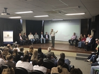 Passaredo apresentou operação de voo para lideranças e comunidade em geral (Foto: Fábio Ferreira/ A Cidade)