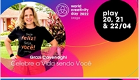 Grazi Cavenaghi participou nos três dias 20, 21 e 22 com sua palestra: “Celebre a vida sendo você!”