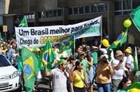 Passeata em apoio à greve dos caminhoneiros acontece nesta terça-feira em Votuporanga (Foto: Arquivo/A Cidade)