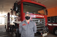 Tenente Marcos Sylvestre, comandante do Corpo de Bombeiros de Votuporanga (Foto: A Cidade)