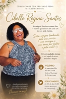 Falece Cibelle Regina Santos, aos 47 anos de idade