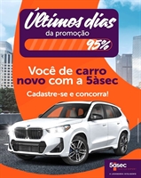 Campanha da 5àsec termina nesta sexta-feira e sorteará BMW X1 zero-quilômetro