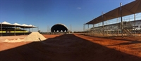 A festa início nesta quinta-feira (3) e a montagem da estrutura do evento está a todo vapor 