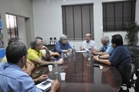O prefeito Dado recebeu na tarde de ontem o presidente da ACV, Celso Penha Vasconcelos (Foto: Divulgação)