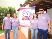 A família Cidade FM honrada com a presença de muitos amigos (Foto: A Cidade)