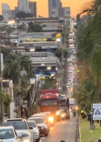 Carreata de São Cristóvão atrai centenas de fiéis para pedir bênção em Votuporanga