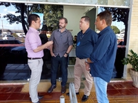  Representada pelos secretários do Desenvolvimento Econômico e Assistência Social, Votuporanga recebeu convite especial para a cerimônia de inauguração do BCA (Foto: Divulgação/Prefeitura de Votuporanga)