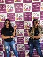 Jordana e Faust participaram de uma entrevista, na manhã desta segunda-feira, nos estúdios da Cidade FM (Foto: A Cidade)