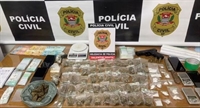 Homem é preso com grande quantidade de drogas em Valentim Gentil