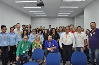 Na última quinta-feira (21/9), a Secretaria ofereceu uma palestra aos motociclistas que trabalham na empresa de telemarketing, Vikstar (Foto: Divulgação)