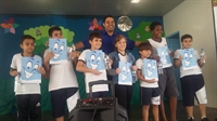  Aplicativo da Saev Ambiental é apresentado para as crianças (Foto: Divulgação/Prefeitura de Votuporanga) 