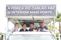 O deputado Carlão Pignatari (PSDB) fecha a sua campanha com carreata. Ele deve liderar com folga a corrida para o mais voltado na cidade. (Foto: Assessoria)