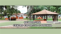 A Prainha Municipal e o Centro Esportivo de Cardoso vão reabrir na sexta-feira que vem (29); o uso de máscara será obrigatório (Foto: Prefeitura de Cardoso)