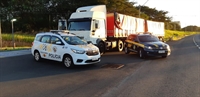 Policiais Rodoviários apreenderam carga de 500 mil maços de cigarros contrabandeados em Rio Preto (SP) na manhã desta quarta-feira (27). (Foto: Reprodução/ G1/ Polícia Rodoviária Federal)