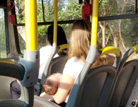 Moradores reclamaram que os ônibus do transporte público coletivo estão sem cortinas em Votuporanga (Foto: Arquivo Pessoal)
