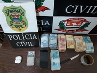 Traficante fazia entregas em locais previamente agendados com os "clientes"Foto: Divulgação Dise