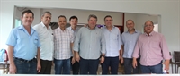 Pascoal estava na cidade para um evento e aproveitou a oportunidade para visitar o Hospital (Foto: Divulgação/Santa Casa)