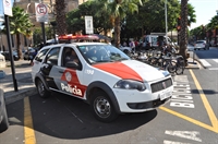 De acordo com informações da polícia, o flagrante foi realizado durante patrulhamento da equipe pelo Centro de Votuporanga (Foto: Aline Ruiz/A Cidade)