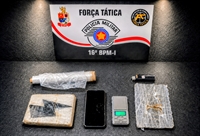 Casal é preso em flagrante com droga avaliada em R$ 30 mil