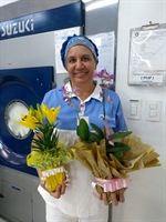 Neide lembra dos detalhes, de quando o serviço era ainda pequeno (Foto: Santa Casa)
