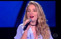 Sarah Céli se apresentou na noite de anteontem nas audições do reality show The Voice Brasil, transmitido pela emissora Rede Globo (Foto: Arquivo Pessoal)