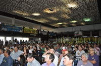 O Votuporanga Clube ficou cheio neste sábado (25) para o lançamento da campanha de Carlão Pignatari (Foto: Daniel Castro/A Cidade)