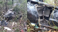 Destroços de helicóptero que levava cantor Rick são encontrados na Serra de Santa Catarina
