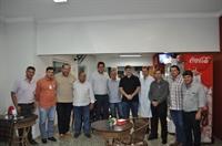 Na tarde de ontem, o deputado federal eleito Geninho Zuliani esteve na Santa Casa (Foto: 