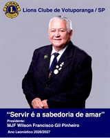Wilson Gil Pinheiro é empossado presidente do Lions Clube Votuporanga