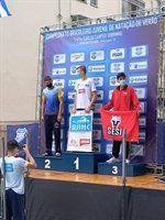 O atleta não é especialista nessa categoria, sua participação foi apenas um modo de descontração (Foto: Prefeitura de Votuporanga)