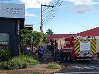 Incêndio atinge fábrica de estofados na zona Norte de Votuporanga