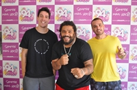 A banda passou pela Cidade FM nesta quinta-feira (31) e cantou seus sucessos desde 2009 (Foto: A Cidade)