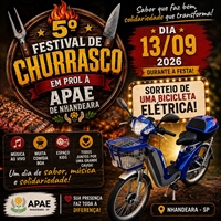 Festival de Churrasco em prol da Apae de Nhandeara será realizado em setembro