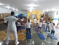 O projeto envolveu os estudantes dos ensinos Fundamental II e Médio (Foto: Divulgação/Unifev)