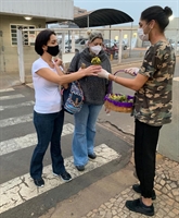 Também chamadas de Flores de Luz, são pequenos arranjos que, alinhando o sentimento humano com a beleza e energia da Planta (Foto: Divulgação/Santa Casa de Votuporanga)