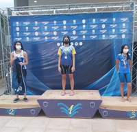 Júlia de Paula foi campeã paulista pelo Infantil II e Rick Endrew vice-campeão nas duas provas que disputou no Campeonato(Foto: Centro de Formação)