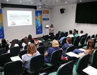 As atividades, realizadas no Auditório do Campus Centro, tiveram o objetivo de orientar e conscientizar os colaboradores da Instituição sobre o tema (Foto: Divulgação/Unifev)