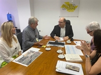  O prefeito Jorge Seba e a primeira-dama Rose Seba se reuniram com o superintendente do DER, coronel Sérgio Codelo (Foto: Prefeitura de Votuporanga)