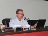 O assessor Contábil, Deosdete Vechiato, falou sobre o financiamento de R$ 2 mi que o Executivo está pleiteando (Foto: Aline Ruiz/A Cidade)